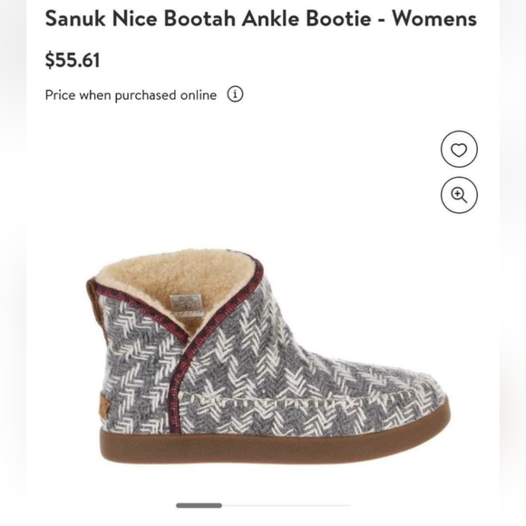 Sanuk size 7 women's slipper boots/ outdoor slippers. Boho - Picture 2 of 6